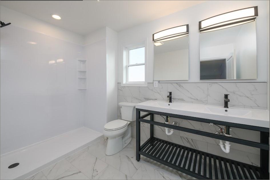 Professional bathroom remodel by Quick Neighborhood Water Heaters